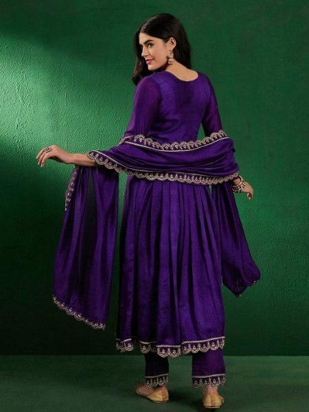 ANARKALI SET WITH EMBROIDERY WORK