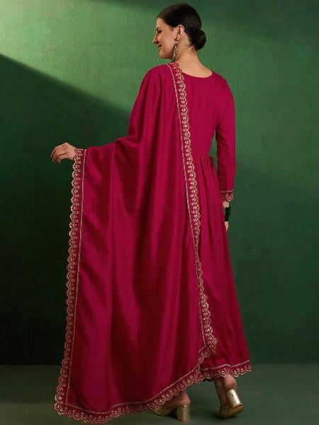 ANARKALI SET WITH EMBROIDERY WORK