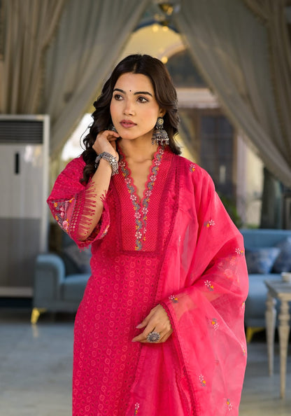 PURE COTTON PAKISTANI SCHIFFI CUTWORK SUIT SET  WITH EMBROIDERY WORK