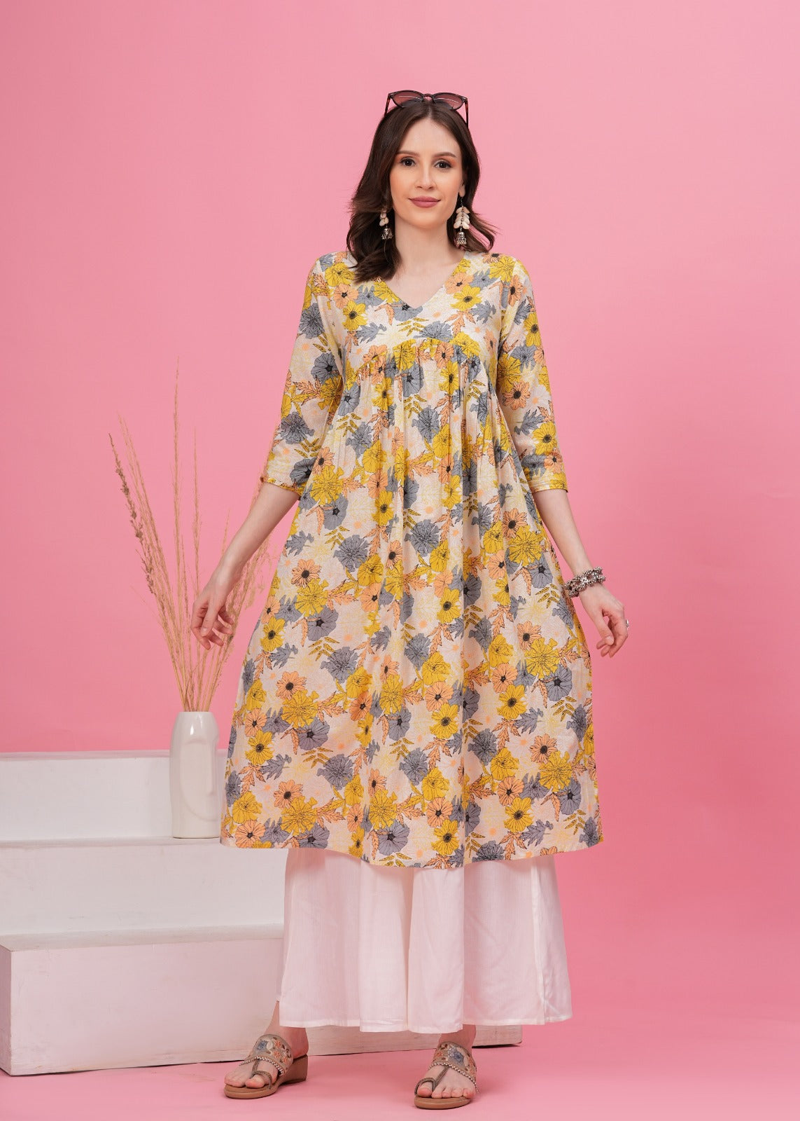 COTTON ELEGANT LONG KURTI