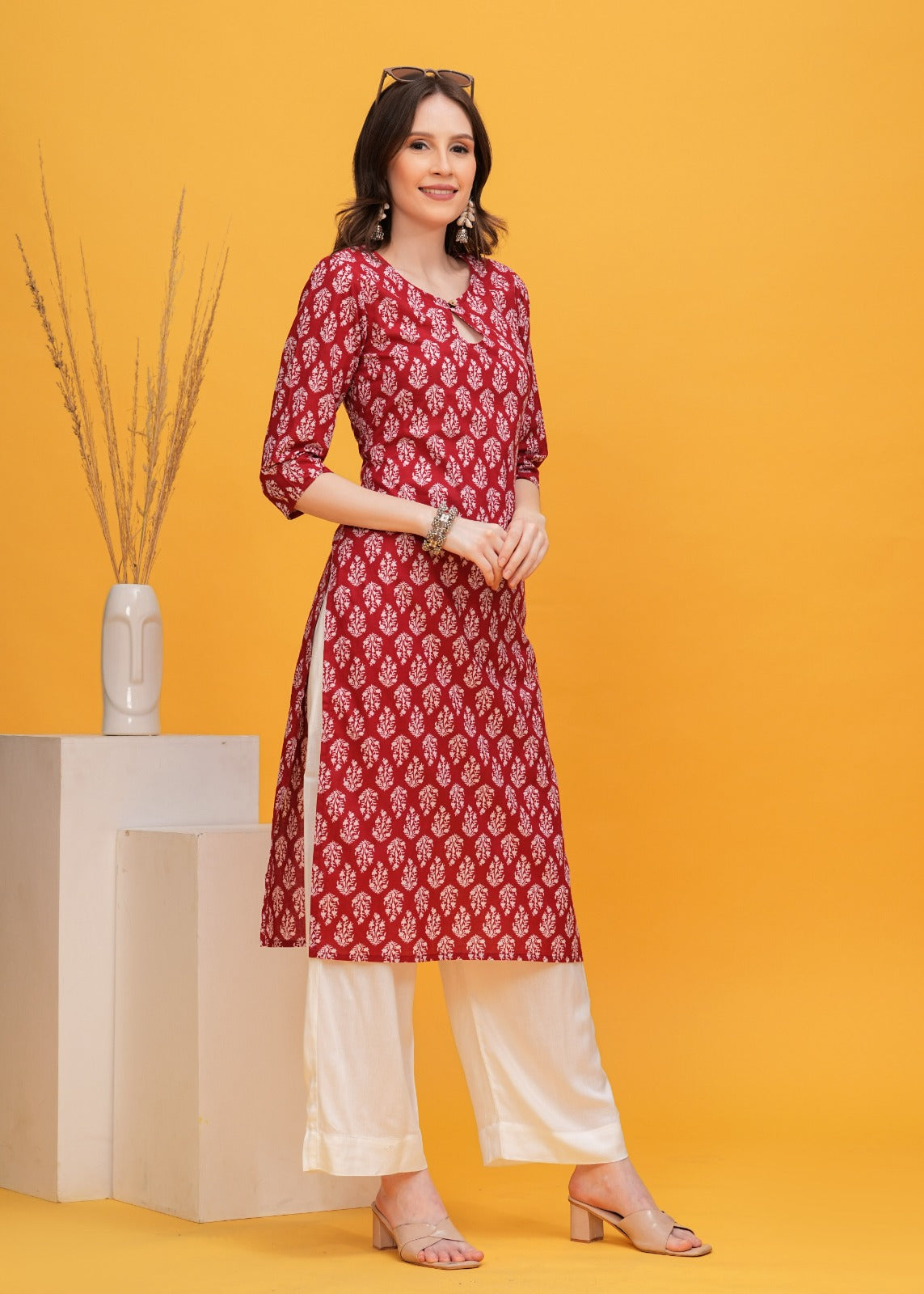 COTTON ELEGANT LONG KURTI