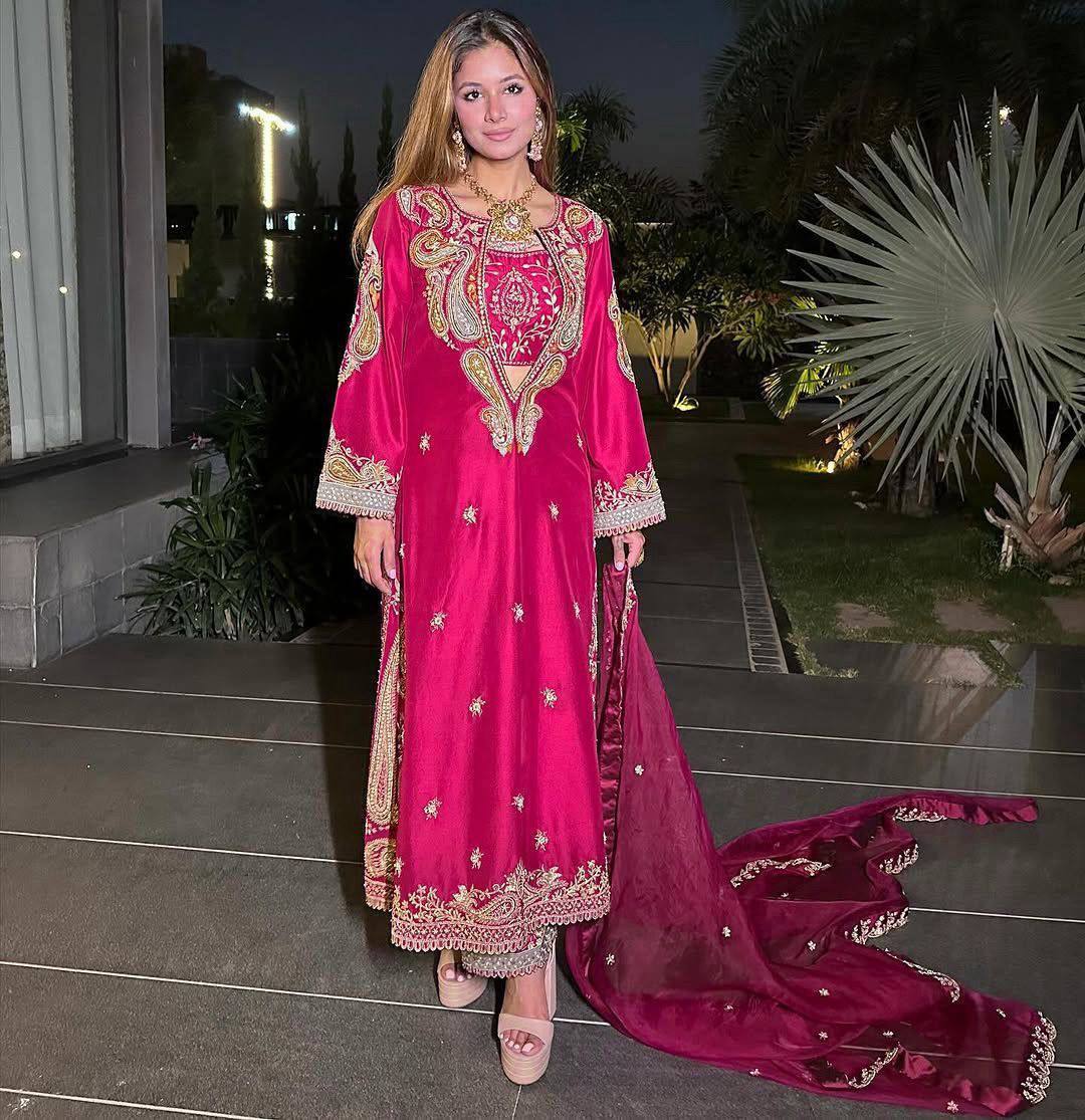 ZAARKA - CHINON BLOUSE SUIT SET