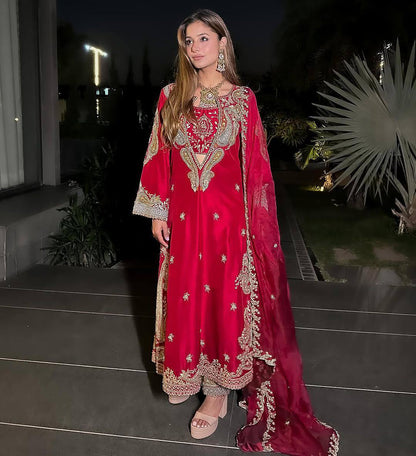 ZAARKA - CHINON BLOUSE SUIT SET