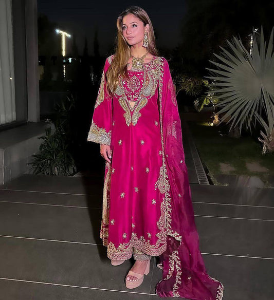 ZAARKA - CHINON BLOUSE SUIT SET