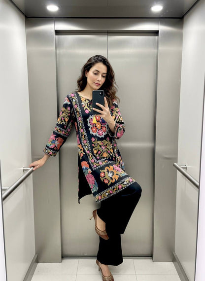 BLACK COTTON CO-ORD SET FOR SUMMER'S