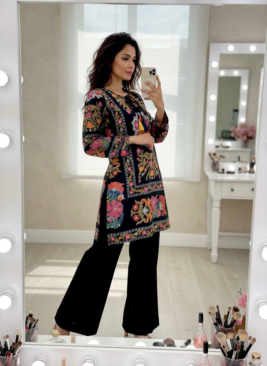 BLACK COTTON CO-ORD SET FOR SUMMER'S