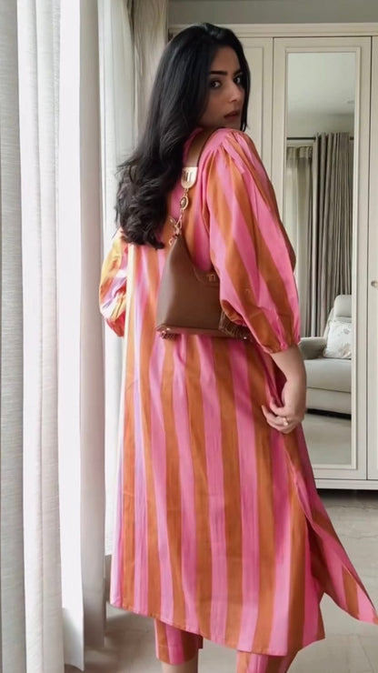 MOCHA CO-ORD SET FOR SUMMER'S