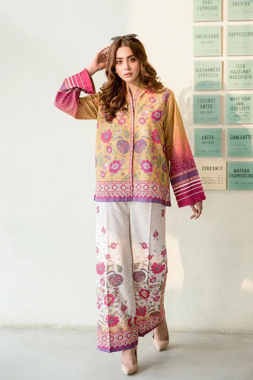 VISCOSE PRINTED REYON CO-ORD SET