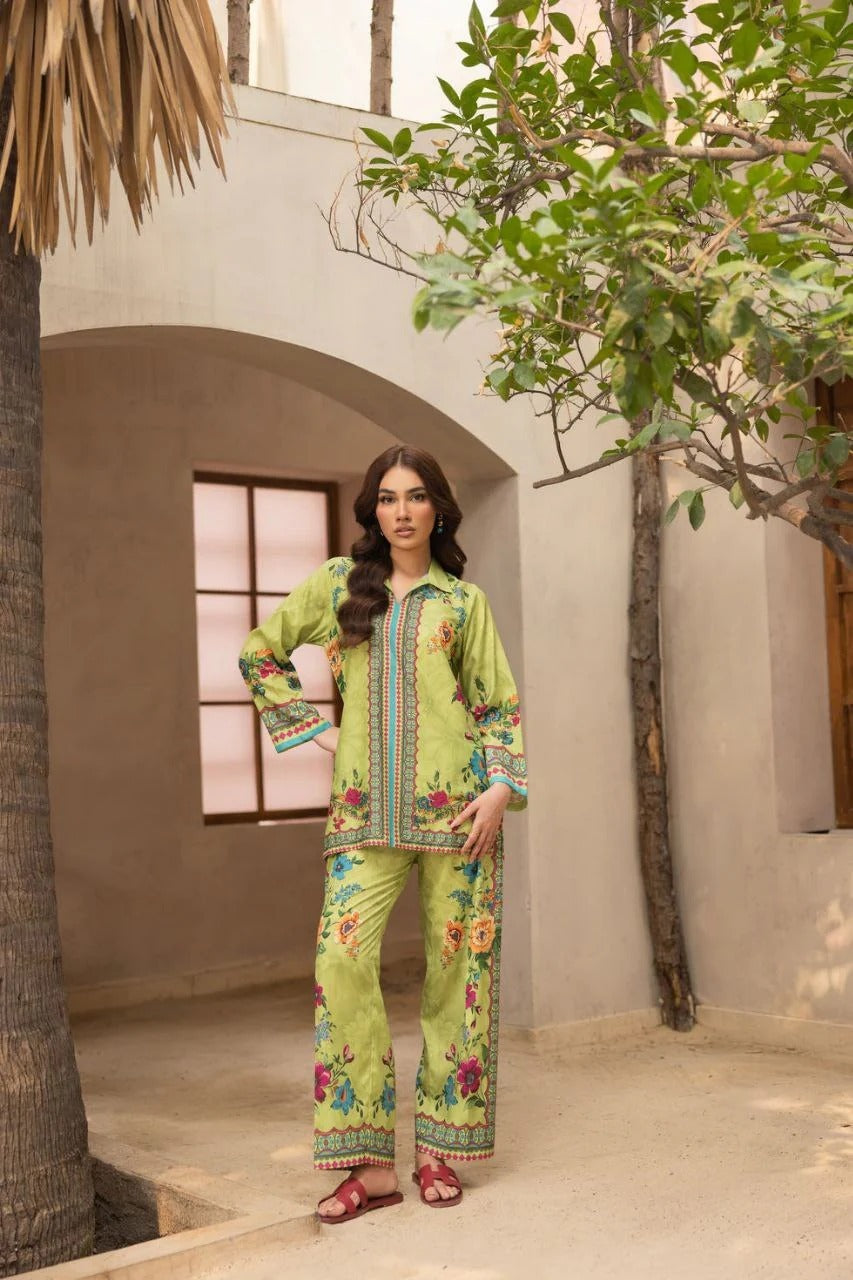 VISCOSE PRINTED REYON CO-ORD SET