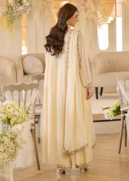 NOOR-E-GUL PEARL THREADWORK A LINE SUIT