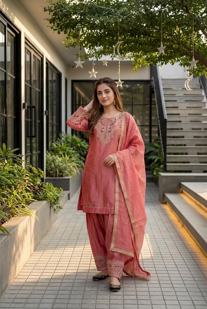 DESIGNER KURTA PLAZZO SET FOR WOMEN