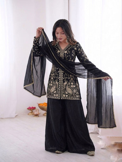 FENDY SILK KURTA SET WITH DUPATTA