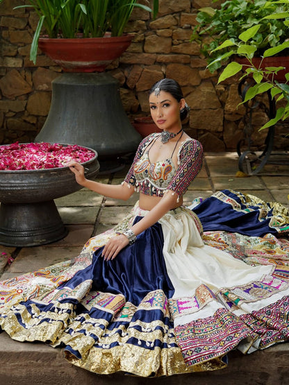 NAVRATRI SPECIAL- BLUE CHANIYA CHOLI