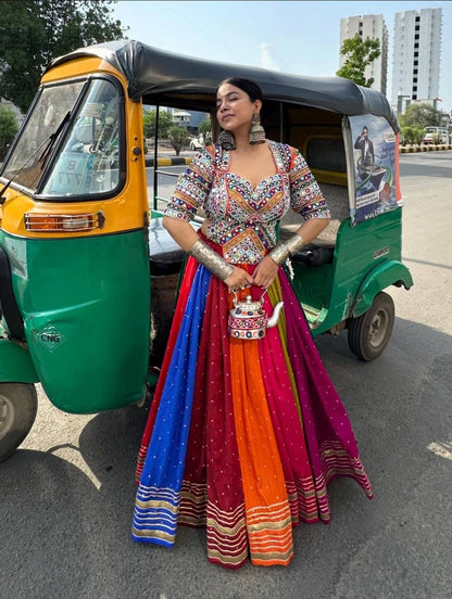 LATEST MULTI NAVRATRI CHANIYA CHOLI LEHENGA
