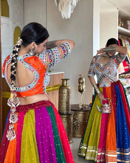LATEST MULTI NAVRATRI CHANIYA CHOLI LEHENGA