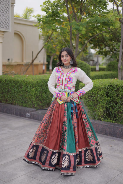 MULTI GAMTHI COTTON LEHENGA CHOLI