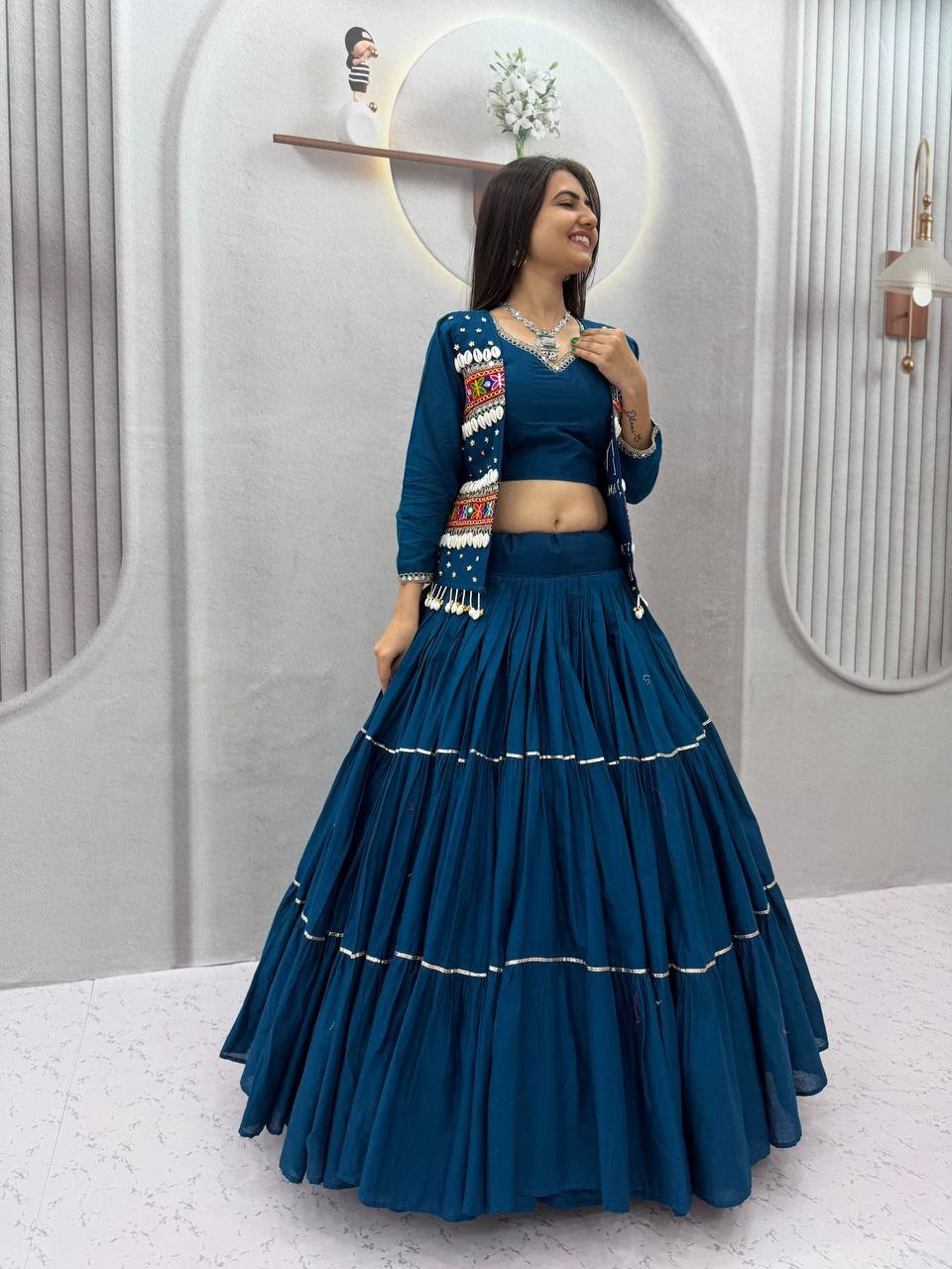 PURE COTTON NAVRATRI CHANIYA CHOLI SET