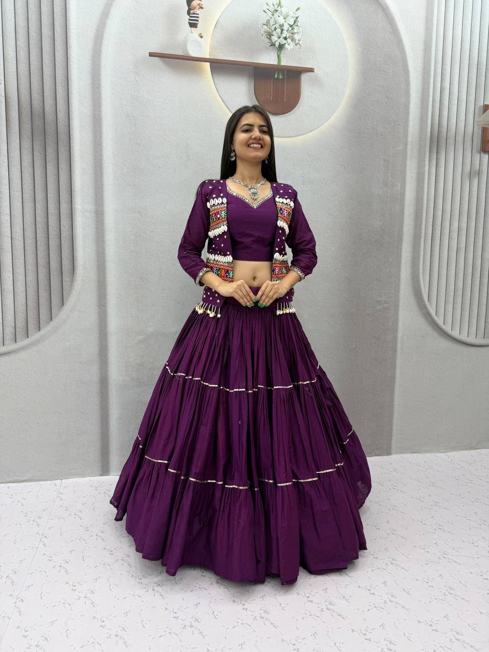PURE COTTON NAVRATRI CHANIYA CHOLI SET