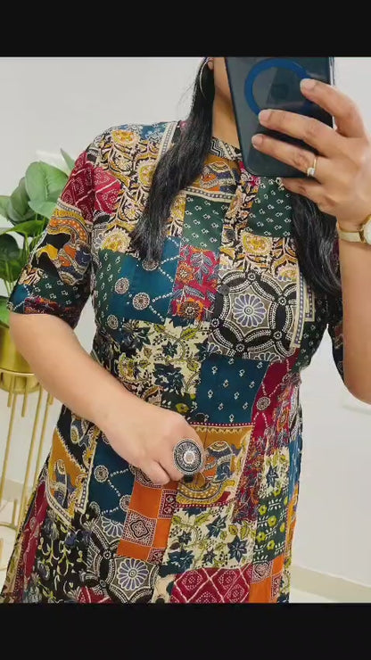 JAIPURI KALAMKARI COTTON CO-ORD SET