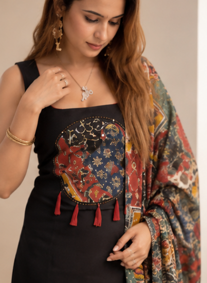 RAKHI & NAVRATRI SPECIAL COTTON SUIT SET