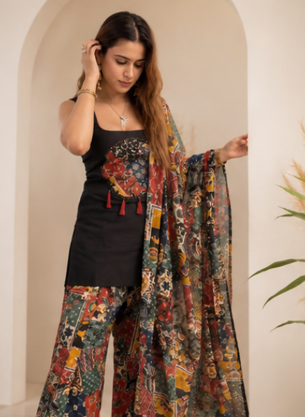 RAKHI & NAVRATRI SPECIAL COTTON SUIT SET