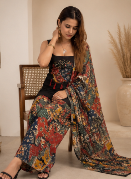 RAKHI & NAVRATRI SPECIAL COTTON SUIT SET