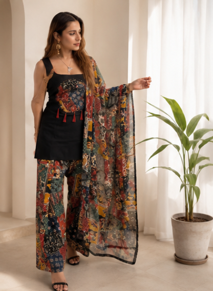 RAKHI & NAVRATRI SPECIAL COTTON SUIT SET